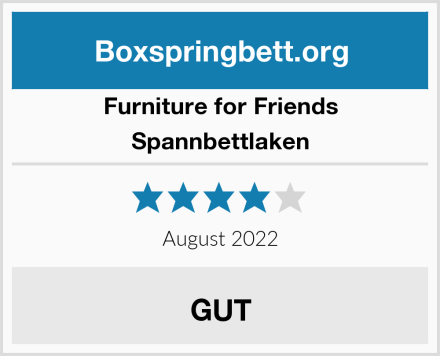 Furniture for Friends Spannbettlaken Test