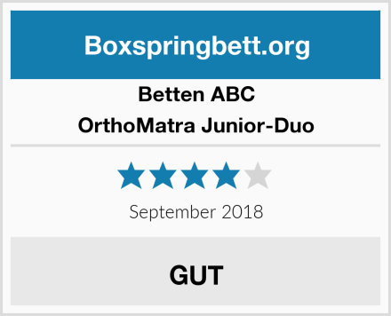 Betten ABC OrthoMatra Junior-Duo Test