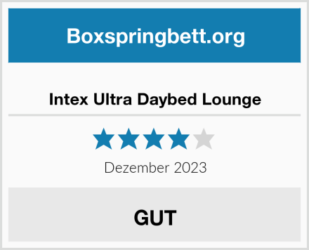  Intex Ultra Daybed Lounge Test