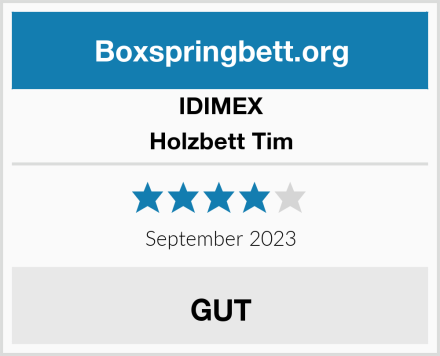 IDIMEX Holzbett Tim Test