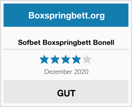  Sofbet Boxspringbett Bonell Test