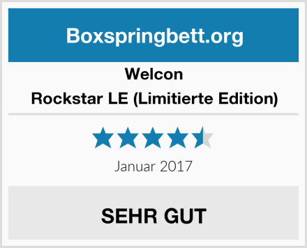 Welcon Rockstar LE (Limitierte Edition) Test